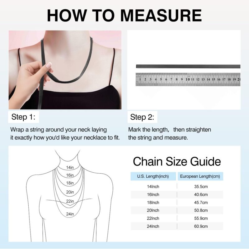 6 Solid 18K Gold Plated 925 Sterling Silver Chain Necklace for Women, 1.1mm Thin Dainty Cable Chain Non Tarnish & Sturdy Women's Chain Necklace 14/16/18/20/22/24 Inches