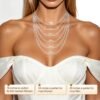 PT02 18K Gold Plated and 925 Sterling Silver Paperclip Chain Necklace for Women, 2.5mm Strong Women's Chain Necklace, Comfortable and Not Hypoallergenic Necklace for Women