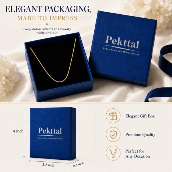 PT06 1.5mm/2.0mm Chain 14K/18k Gold Plated 925 Sterling Silver Chain Necklace for Women, Dainty Chain Necklace Silver Necklace Women's Necklace Chains Jewelry 14/16/18/20/22/24 Inch