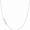 18k Gold Plated 925 Sterling Silver Chain Necklace for Women Dainty, 1.1mm Cable Silver Chain for Women, Non Tarnish Gold Chain for Women Necklace 14/16/18/20/22/24 Inches